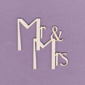 Tekturka Crafty Moly Napis G2 - Mr & Mrs